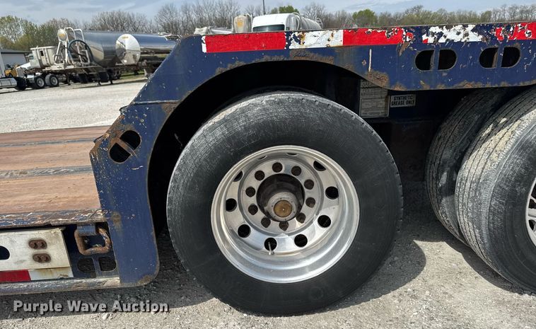 image for item DV2518 2012 Trail King Industries TK54MG-482 lowboy equipment trailer