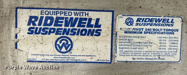 image for item DV4008 2009 Mac end dump trailer