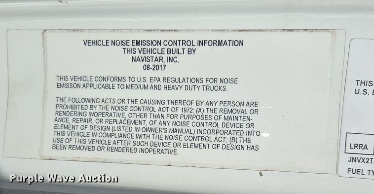 image for item DW1860 2018 International LT625 semi truck