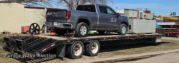 image for item DW3219 1988 Dorsey drop deck equipment trailer