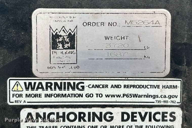 image for item DW5115 2021 Trail King TK110HDC lowboy equipment trailer