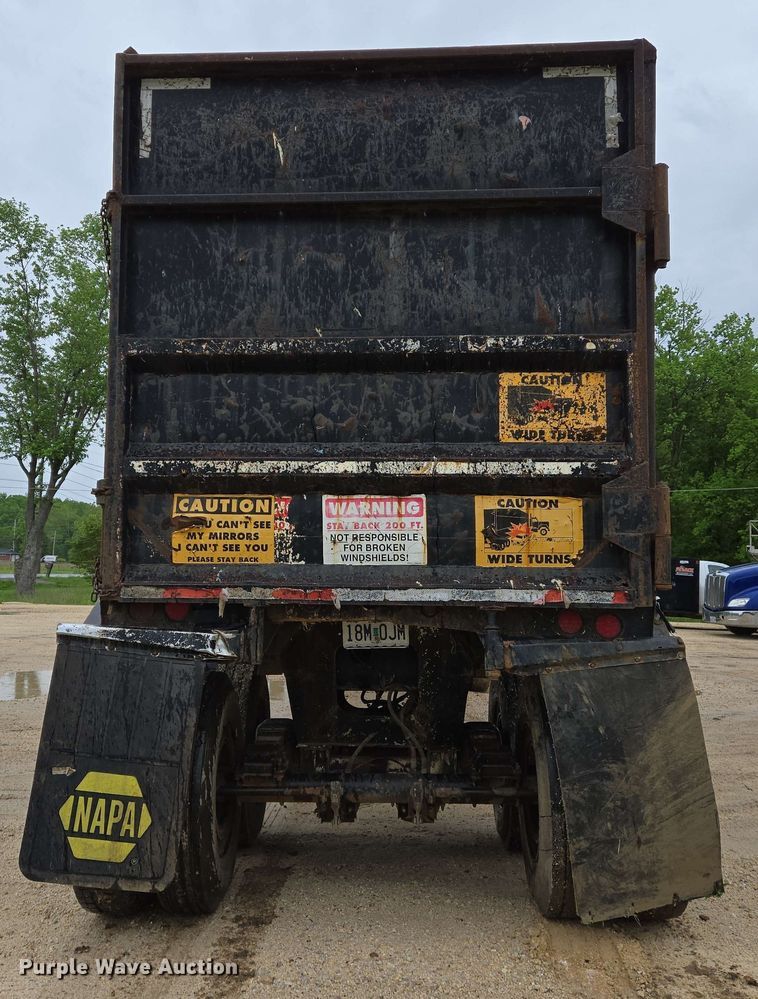 image for item DW7002 1992 Lufkin ULDII-38 end dump trailer