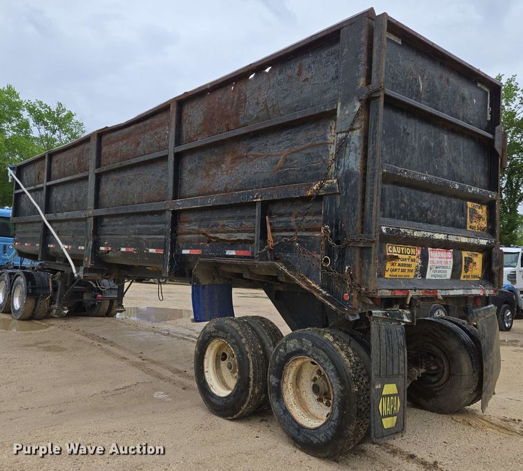 image for item DW7002 1992 Lufkin ULDII-38 end dump trailer