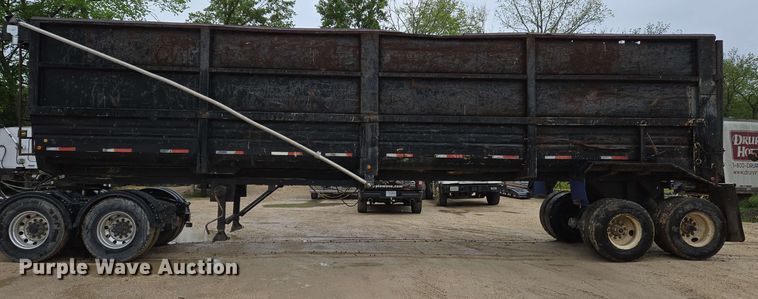 image for item DW7002 1992 Lufkin ULDII-38 end dump trailer