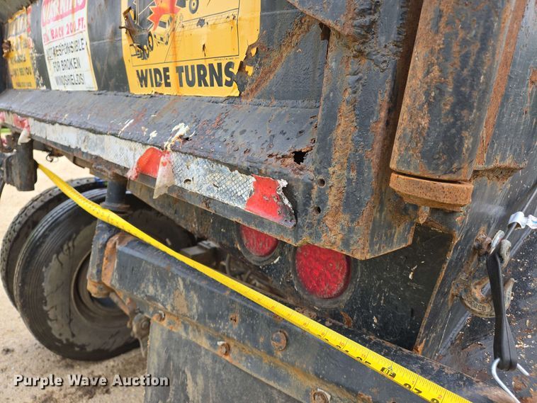 image for item DW7002 1992 Lufkin ULDII-38 end dump trailer