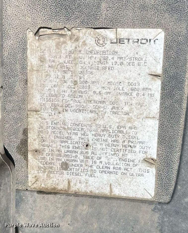 image for item EA2382 2014 Freightliner Coronado SD 122 semi truck