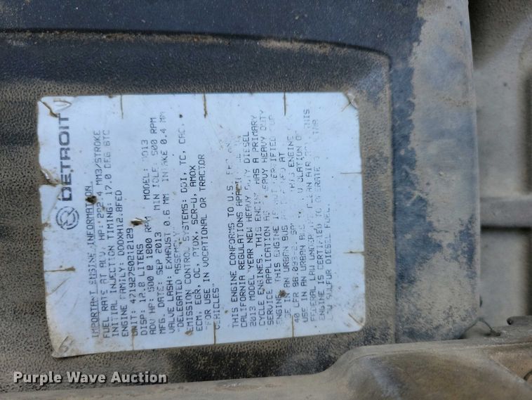 image for item EA2388 2014 Freightliner Coronado semi truck