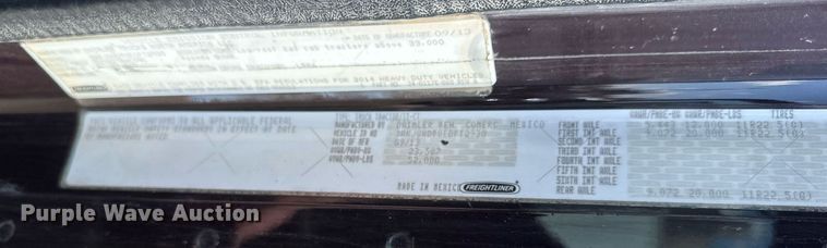 image for item EA2390 2014 Freightliner Coronado SD 122 semi truck