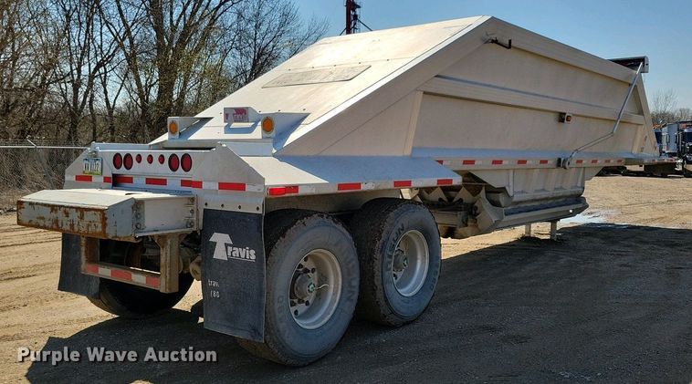 image for item EA2399 2013 Travis bottom dump trailer