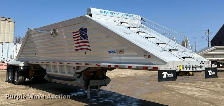 image for item EA2411 2011 Travis  bottom dump trailer