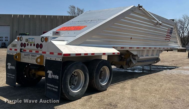 image for item EA2411 2011 Travis  bottom dump trailer