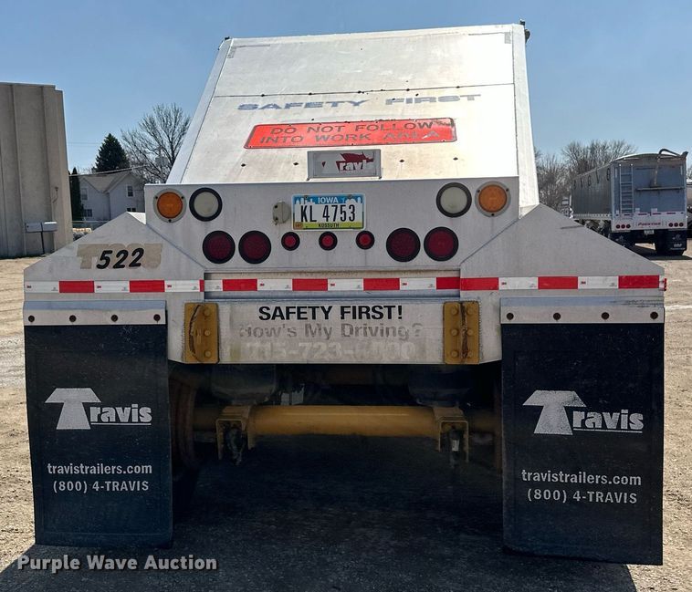 image for item EA2411 2011 Travis  bottom dump trailer