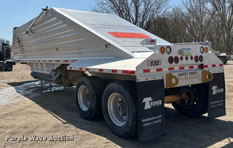 image for item EA2411 2011 Travis  bottom dump trailer