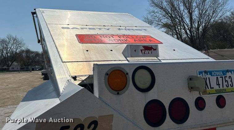 image for item EA2411 2011 Travis  bottom dump trailer