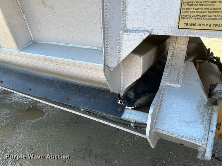 image for item EA2411 2011 Travis  bottom dump trailer