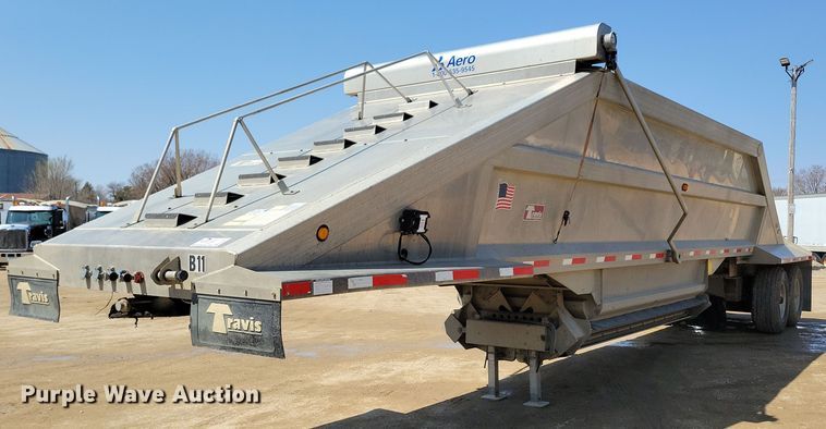 image for item EA2412 2014 Travis bottom dump trailer