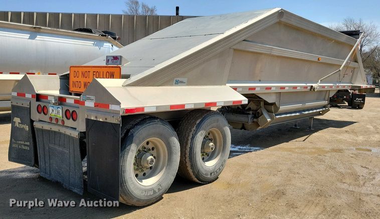 image for item EA2412 2014 Travis bottom dump trailer