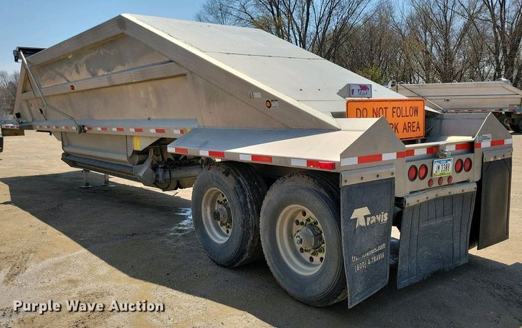 image for item EA2412 2014 Travis bottom dump trailer