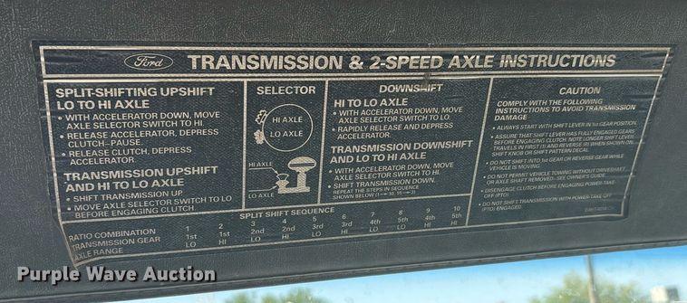 image for item EF3027 1987 Ford LN8000 semi truck