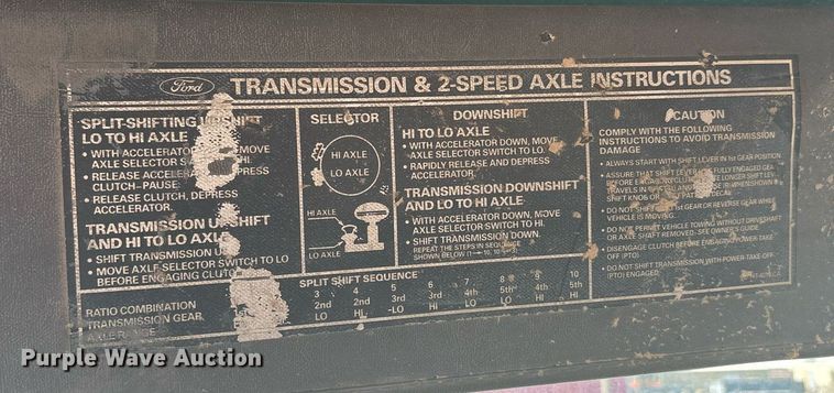 image for item EF3030 1987 Ford L8000 semi truck