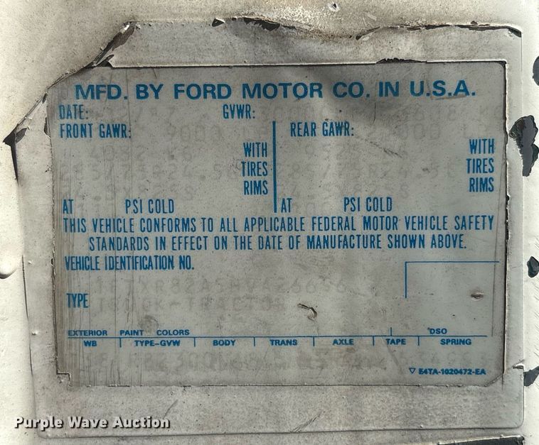 image for item EF3031 1987 Ford L8000 semi truck