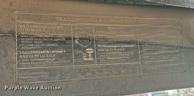 image for item EF3032 1987 Ford LN8000 semi truck