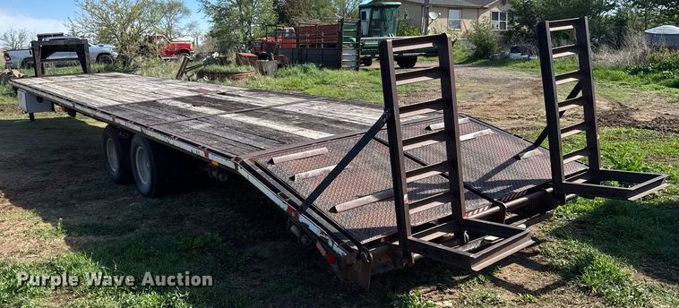image for item EG6394 1995 Oklahoma Gooseneck equipment trailer