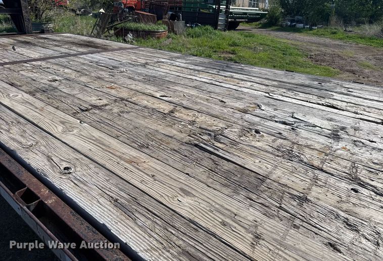 image for item EG6394 1995 Oklahoma Gooseneck equipment trailer