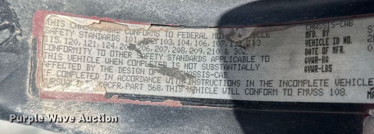 image for item EG6411 1999 Sterling M8500 dump truck