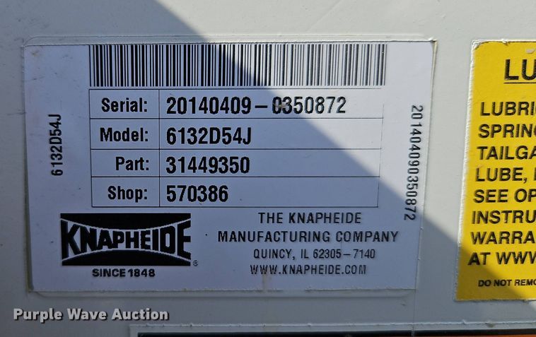 image for item EI8966 2014 Ford F550 Super Duty utility / service truck