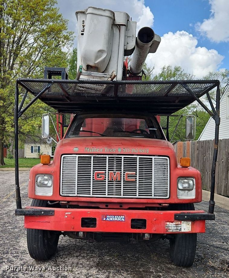 image for item EI8983 1991 GMC Top Kick forestry bucket truck