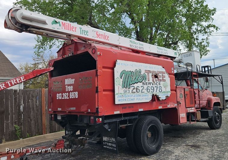 image for item EI8983 1991 GMC Top Kick forestry bucket truck