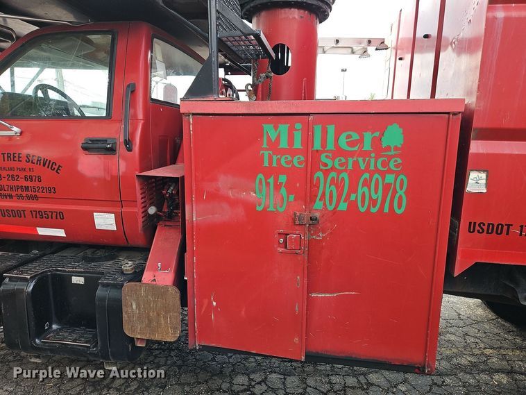 image for item EI8983 1991 GMC Top Kick forestry bucket truck