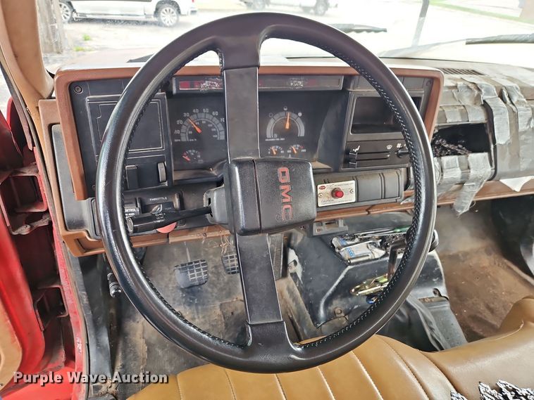 image for item EI8983 1991 GMC Top Kick forestry bucket truck