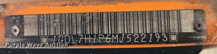 image for item EI8983 1991 GMC Top Kick forestry bucket truck