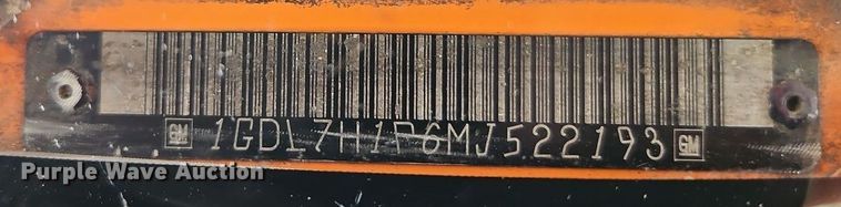 image for item EI8983 1991 GMC Top Kick forestry bucket truck