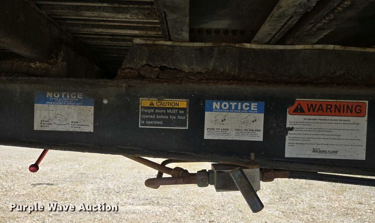 image for item EJ7476 2006 Wilson DWG-550WB walking floor trailer