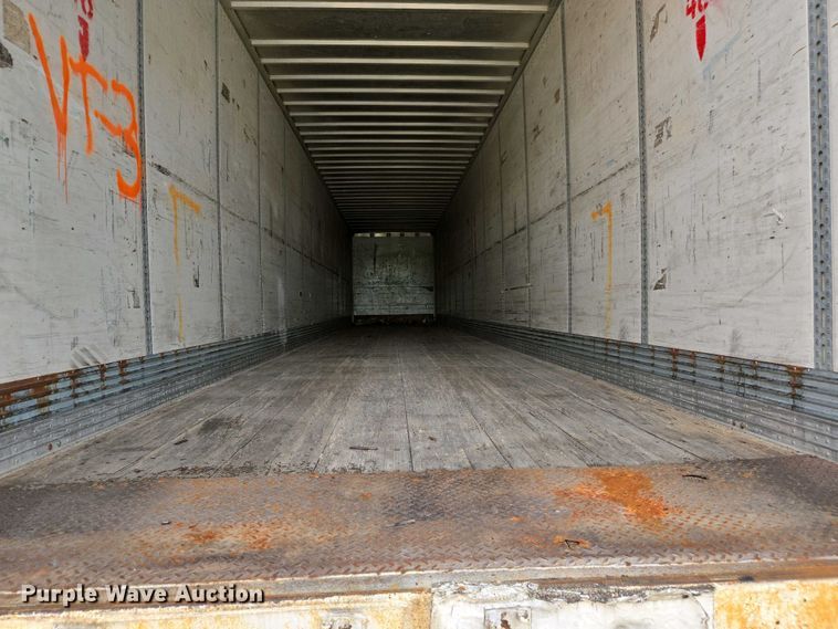 image for item EJ7477 2003 Wabash 1JJ dry van trailer