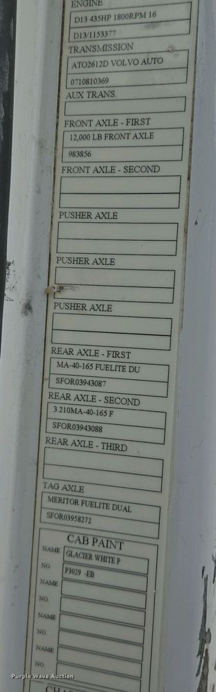 image for item EJ7481 2017 Volvo VNL semi truck