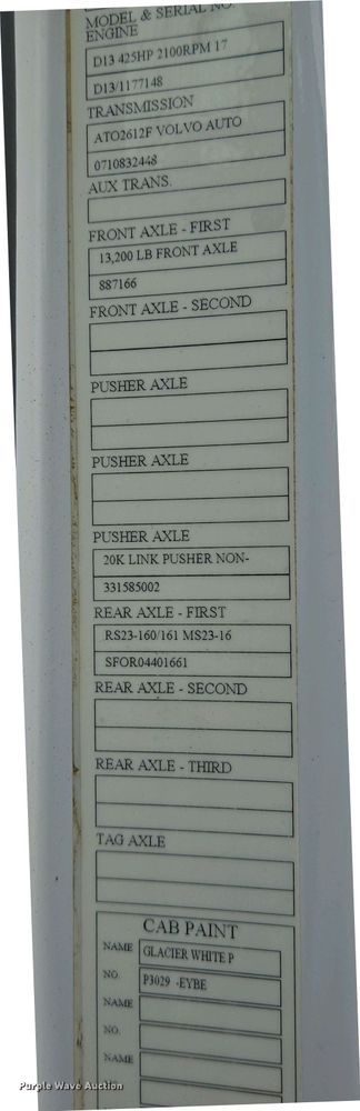 image for item EJ7482 2018 Volvo VNL semi truck