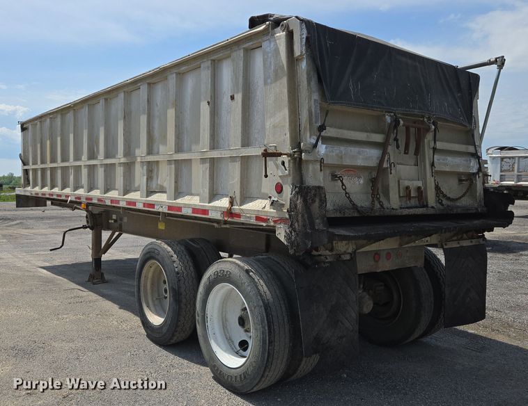 image for item EJ7516 1995 Dorsey 28-DAT end dump trailer