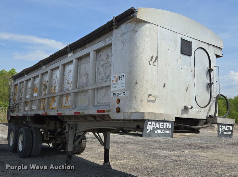 image for item EJ7517 1977 East Trailer end dump trailer