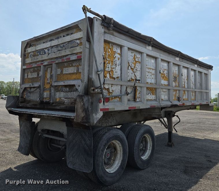 image for item EJ7517 1977 East Trailer end dump trailer