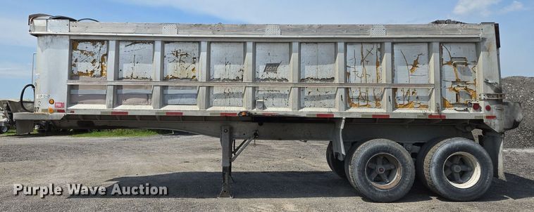 image for item EJ7517 1977 East Trailer end dump trailer