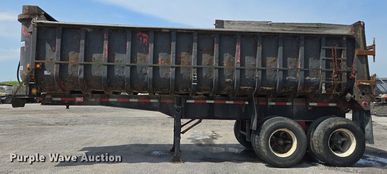 image for item EJ7518 1970 Fruehauf ND1F2-22-7 1/2DB5-24 end dump trailer