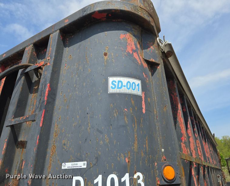 image for item EJ7518 1970 Fruehauf ND1F2-22-7 1/2DB5-24 end dump trailer