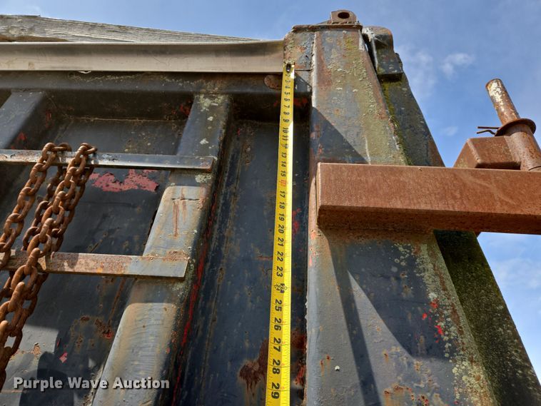 image for item EJ7518 1970 Fruehauf ND1F2-22-7 1/2DB5-24 end dump trailer