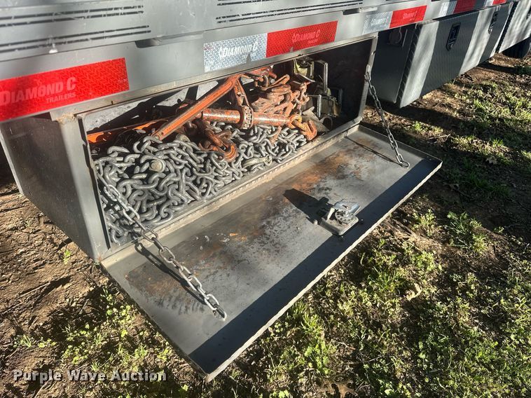 image for item EJ8648 2023 Diamond C SDX216 drop deck equipment trailer