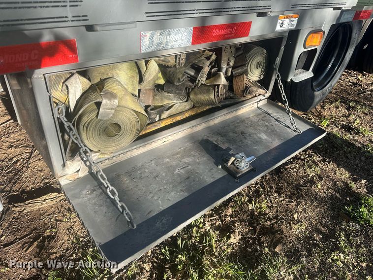 image for item EJ8648 2023 Diamond C SDX216 drop deck equipment trailer