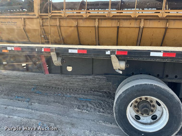 image for item EN3023 2012 Transcraft TL200 flatbed trailer